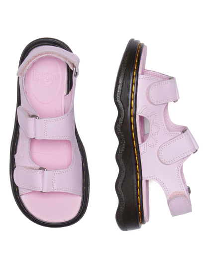 Junior Virden Softy T leather sandals in Pale Pink
