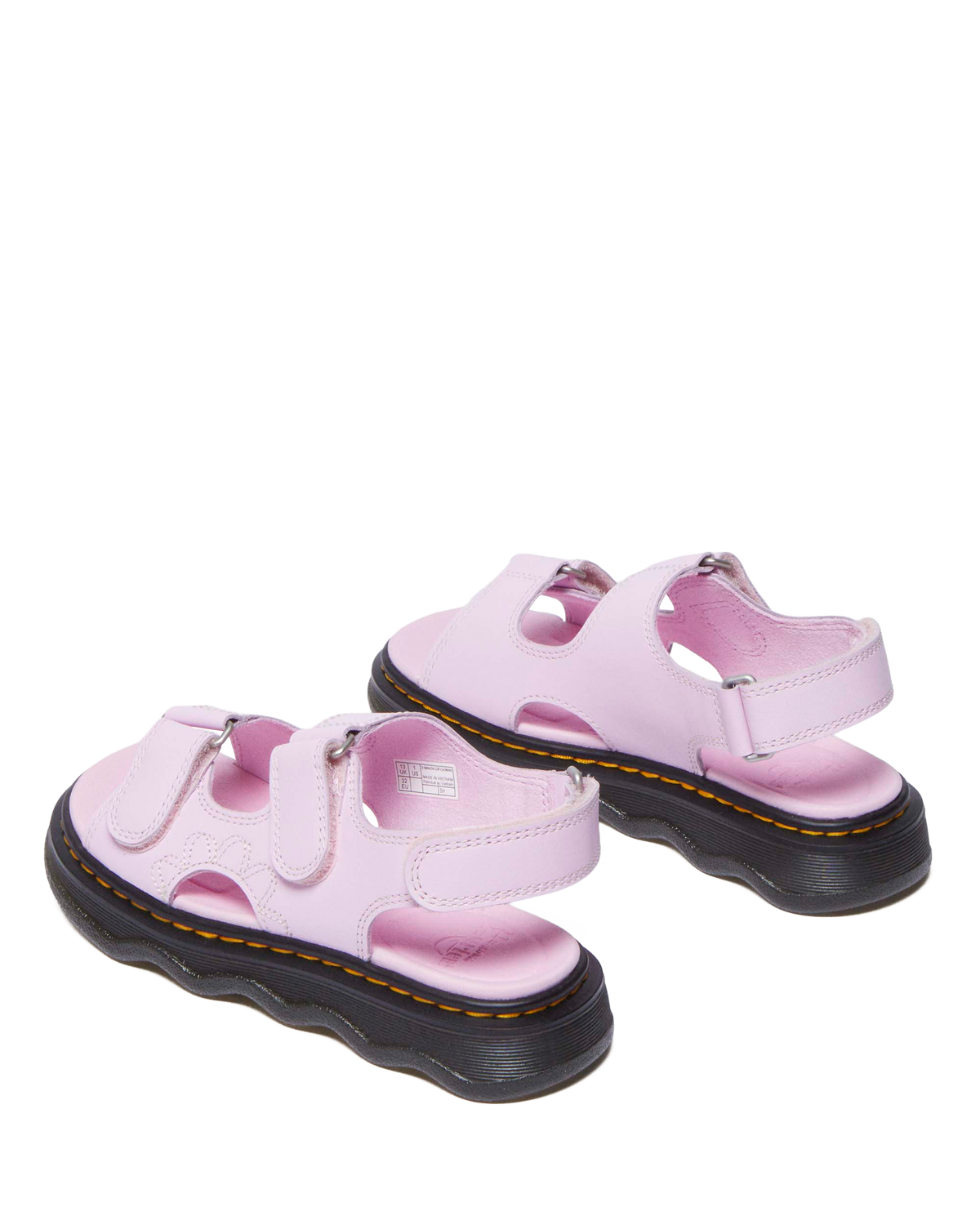 Junior Virden Softy T leather sandals in Pale Pink