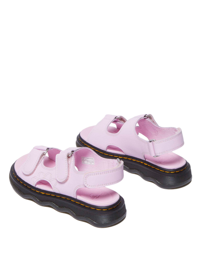Junior Virden Softy T leather sandals in Pale Pink
