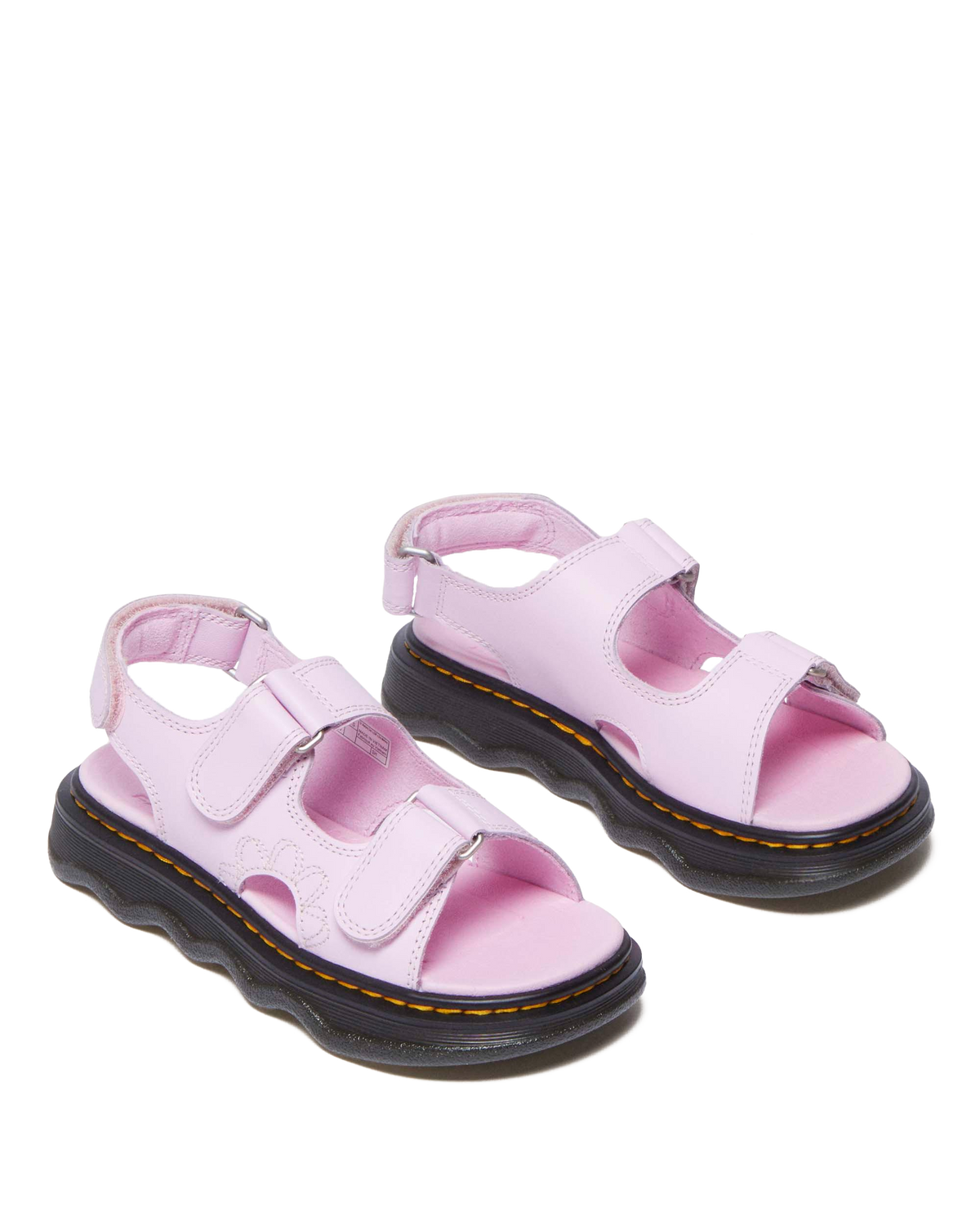 Junior Virden Softy T leather sandals in Pale Pink