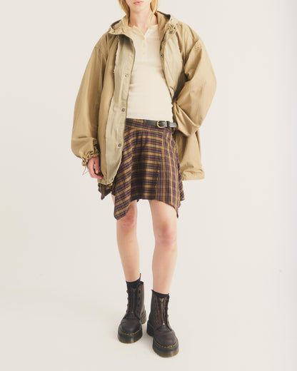 Sinclair Crazy Horse leather platform boots in Dark Brown