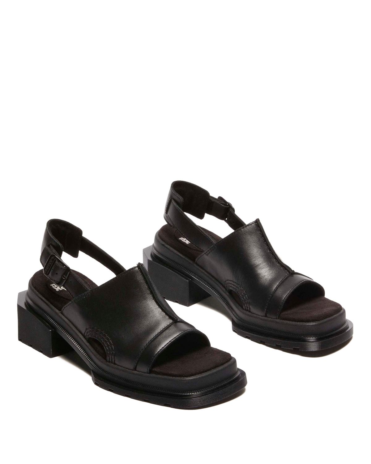 Maybole Wanama leather Sandals in Black
