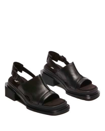 Maybole Wanama leather Sandals in Black