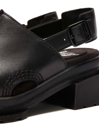 Maybole Wanama leather Sandals in Black
