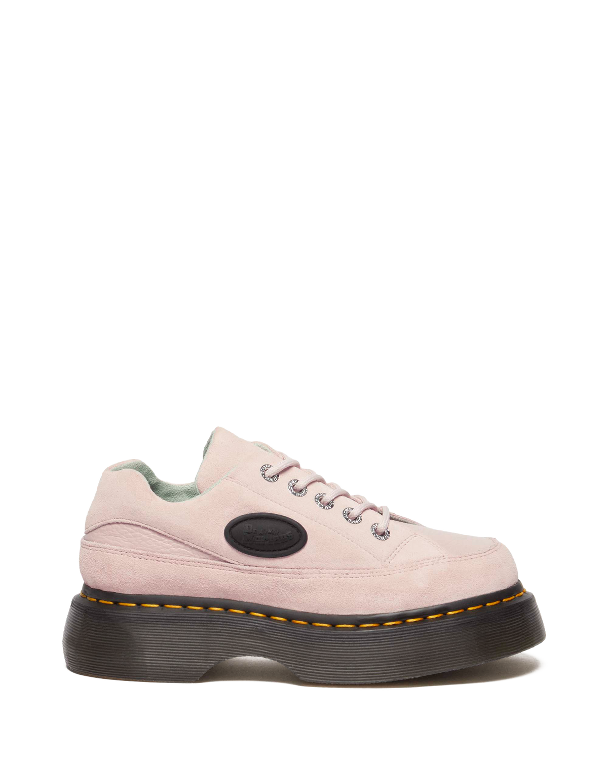 Buzz 5-eye leather shoes in Powder Pink