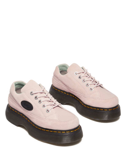 Buzz 5-eye leather shoes in Powder Pink