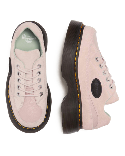 Buzz 5-eye leather shoes in Powder Pink