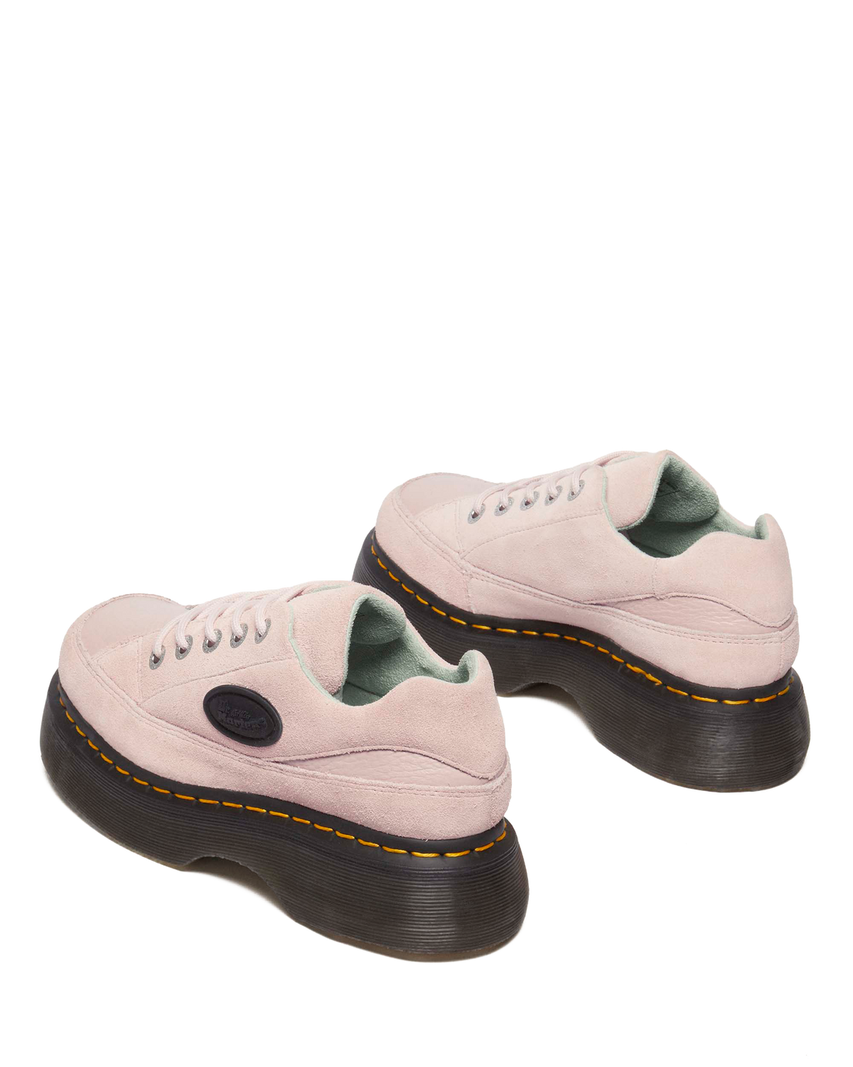 Buzz 5-eye leather shoes in Powder Pink
