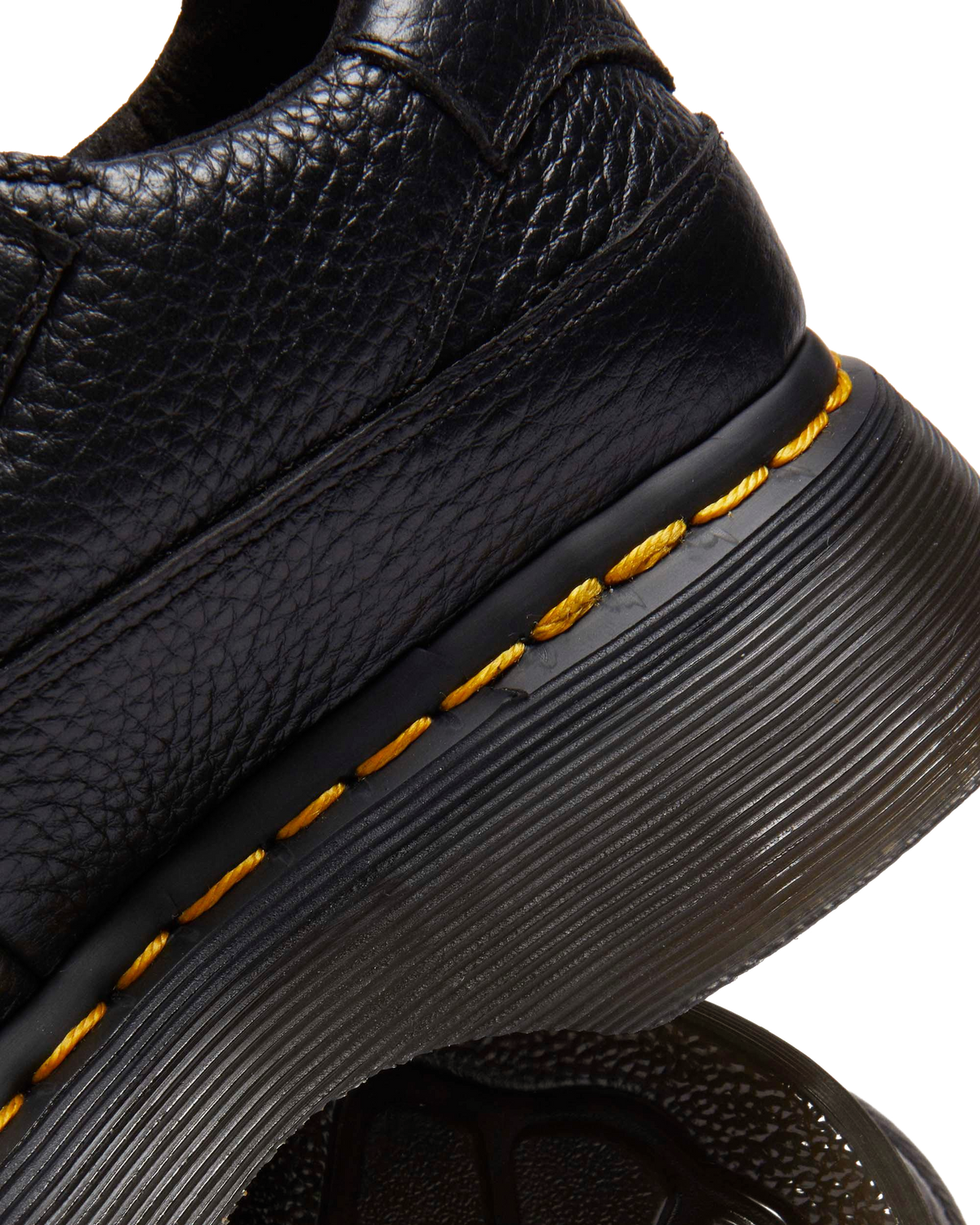 Buzz milled nappa leather Mary Jane shoes in Black Milled Nappa