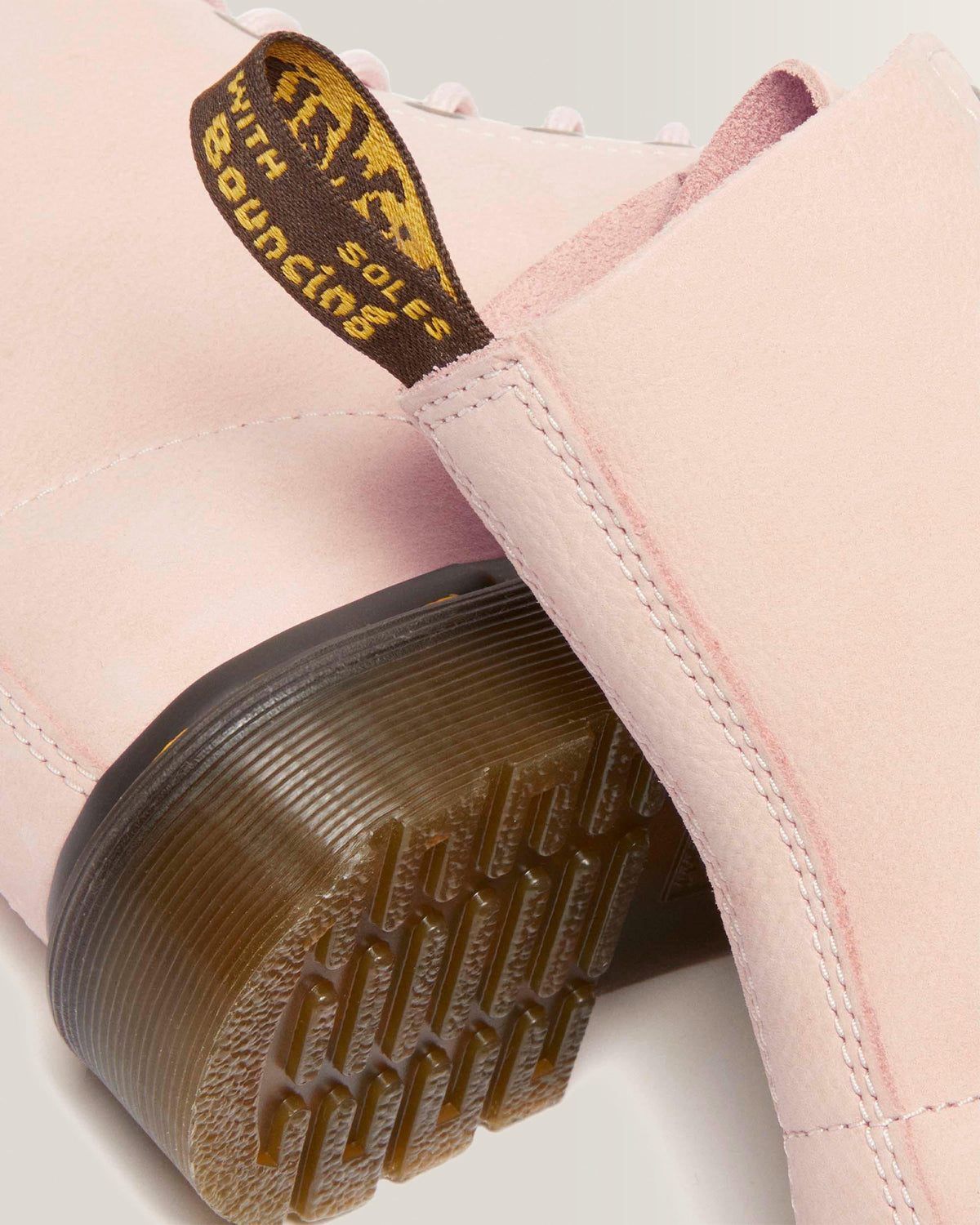 1460 Pascal nubuck leather boots in Powder Pink