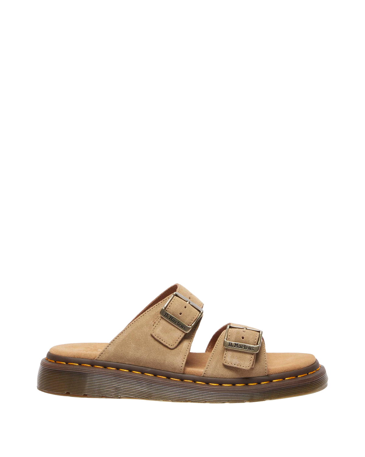 Josef suede slide sandals in Savannah Tan
