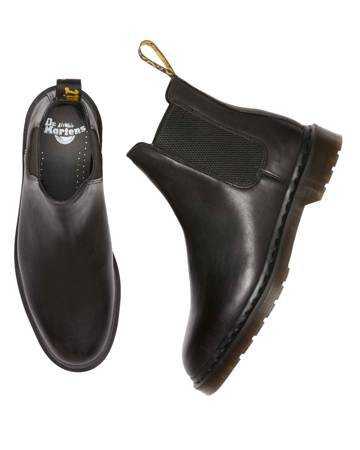 Graeme Analine leather Chelsea boots in Black