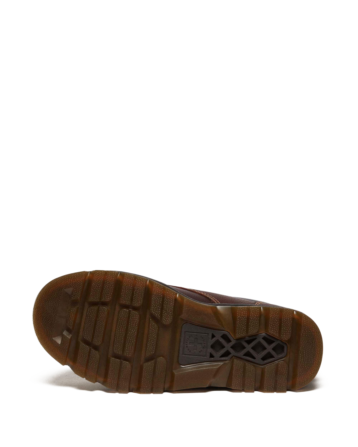 Zebzag Leather Casual 4-Eye Lace-Up Boots in Brown+Black