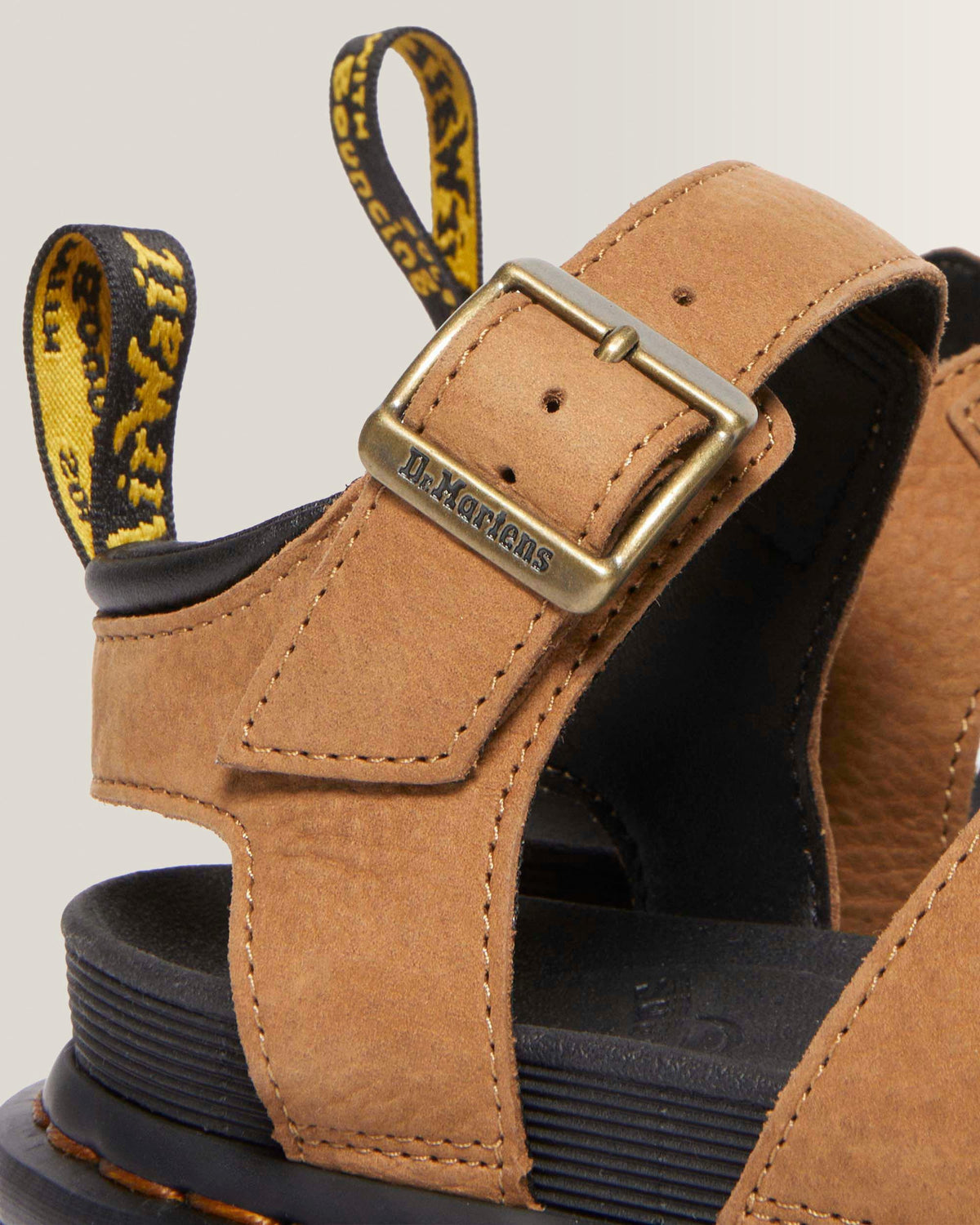 Blaire Tumbled Nubuck sandals in Desert Brown