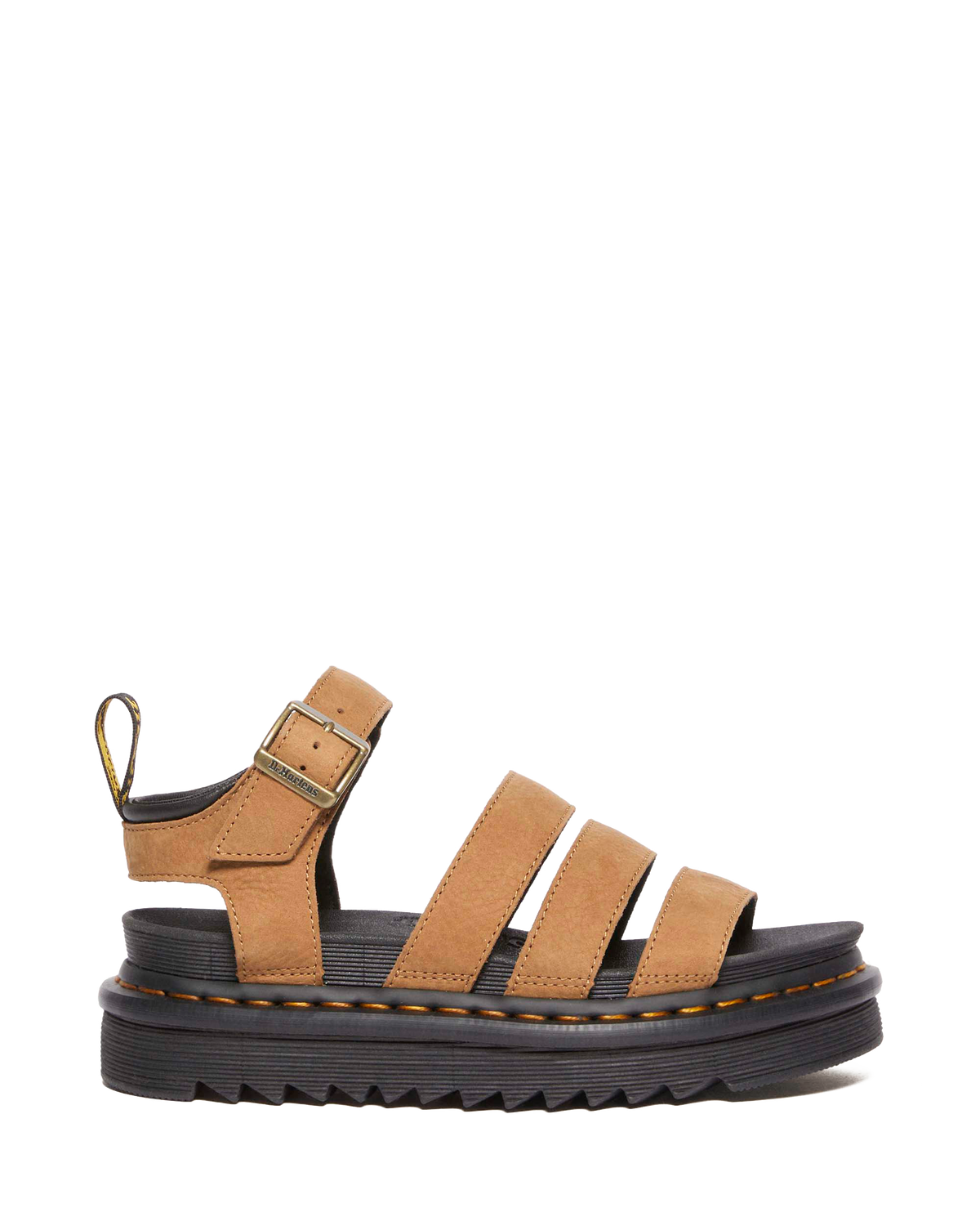 Blaire Tumbled Nubuck sandals in Desert Brown