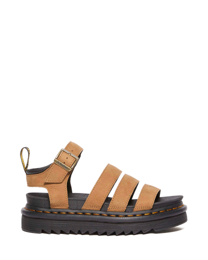 Blaire Tumbled Nubuck sandals in Desert Brown