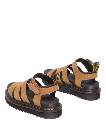 Blaire Tumbled Nubuck sandals in Desert Brown