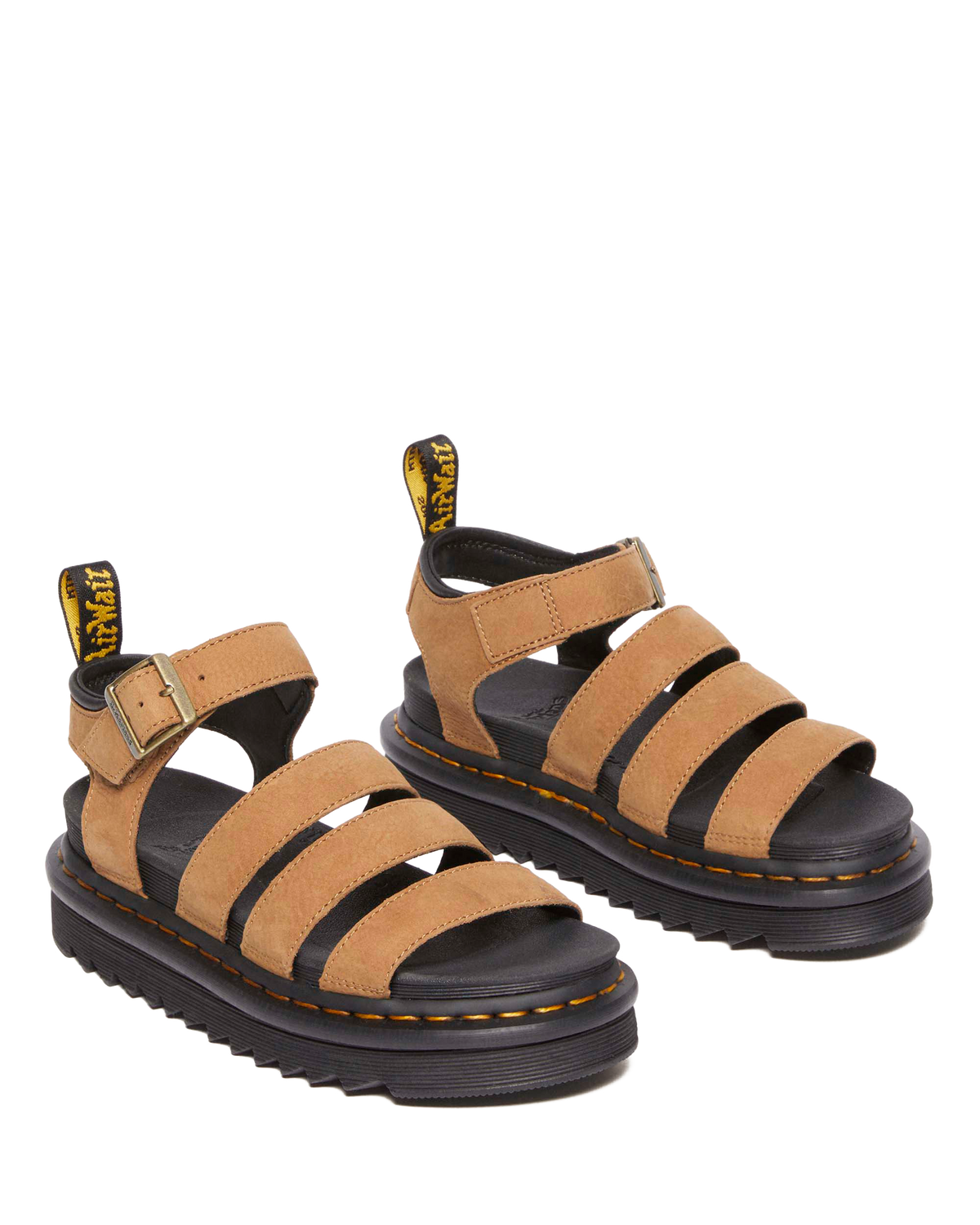 Blaire Tumbled Nubuck sandals in Desert Brown