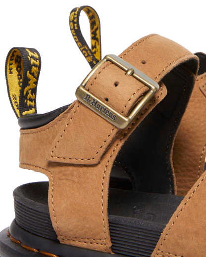 Blaire Tumbled Nubuck sandals in Desert Brown