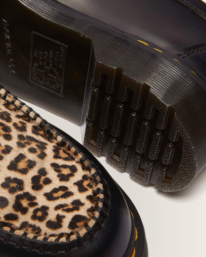 Penton Hair On & Smooth leather loafers in Black+Light Tan