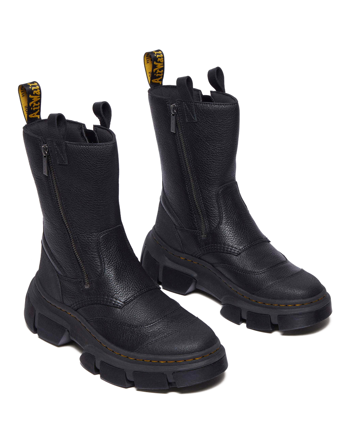 DMXL Rigger leather boots in Black