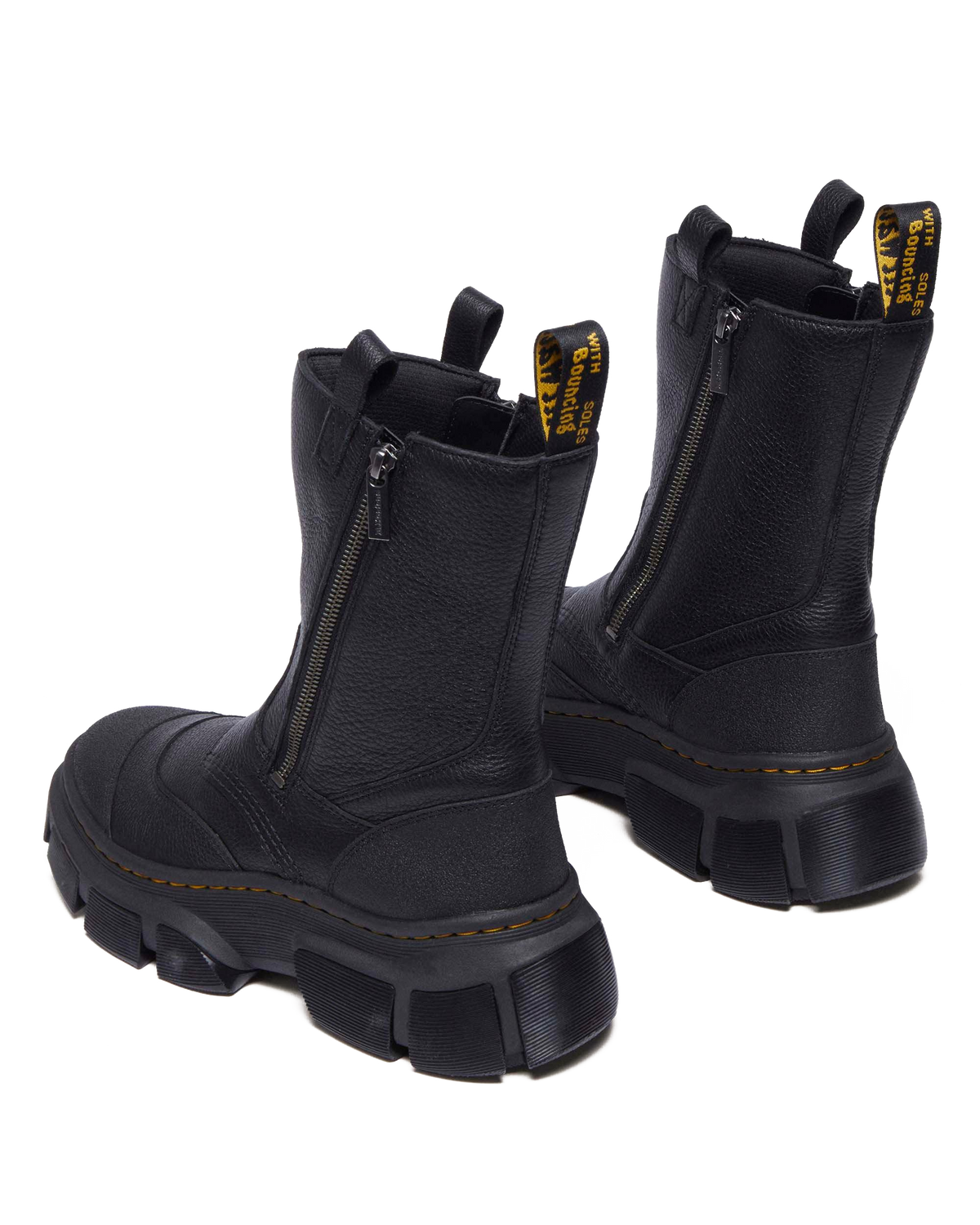 DMXL Rigger leather boots in Black