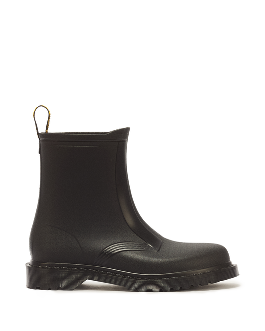 1460 Rain Pull On Waterproof Boots in Black PVC