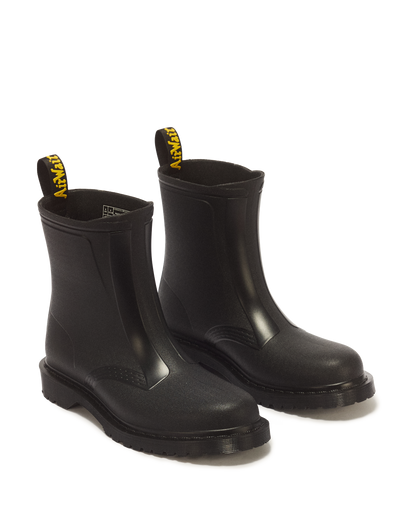 1460 Rain Pull On Waterproof Boots in Black PVC