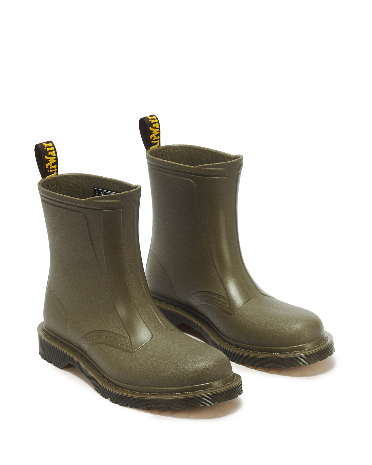 1460 Rain Pull On Waterproof Boots in DMs Olive