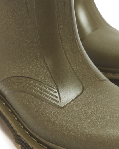 1460 Rain Pull On Waterproof Boots in DMs Olive