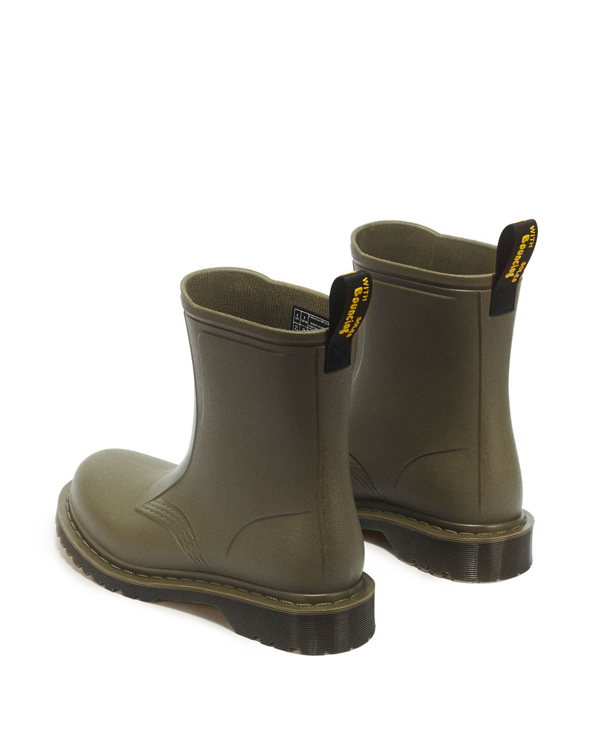 1460 Rain Pull On Waterproof Boots in DMs Olive