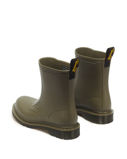 1460 Rain Pull On Waterproof Boots in DMs Olive