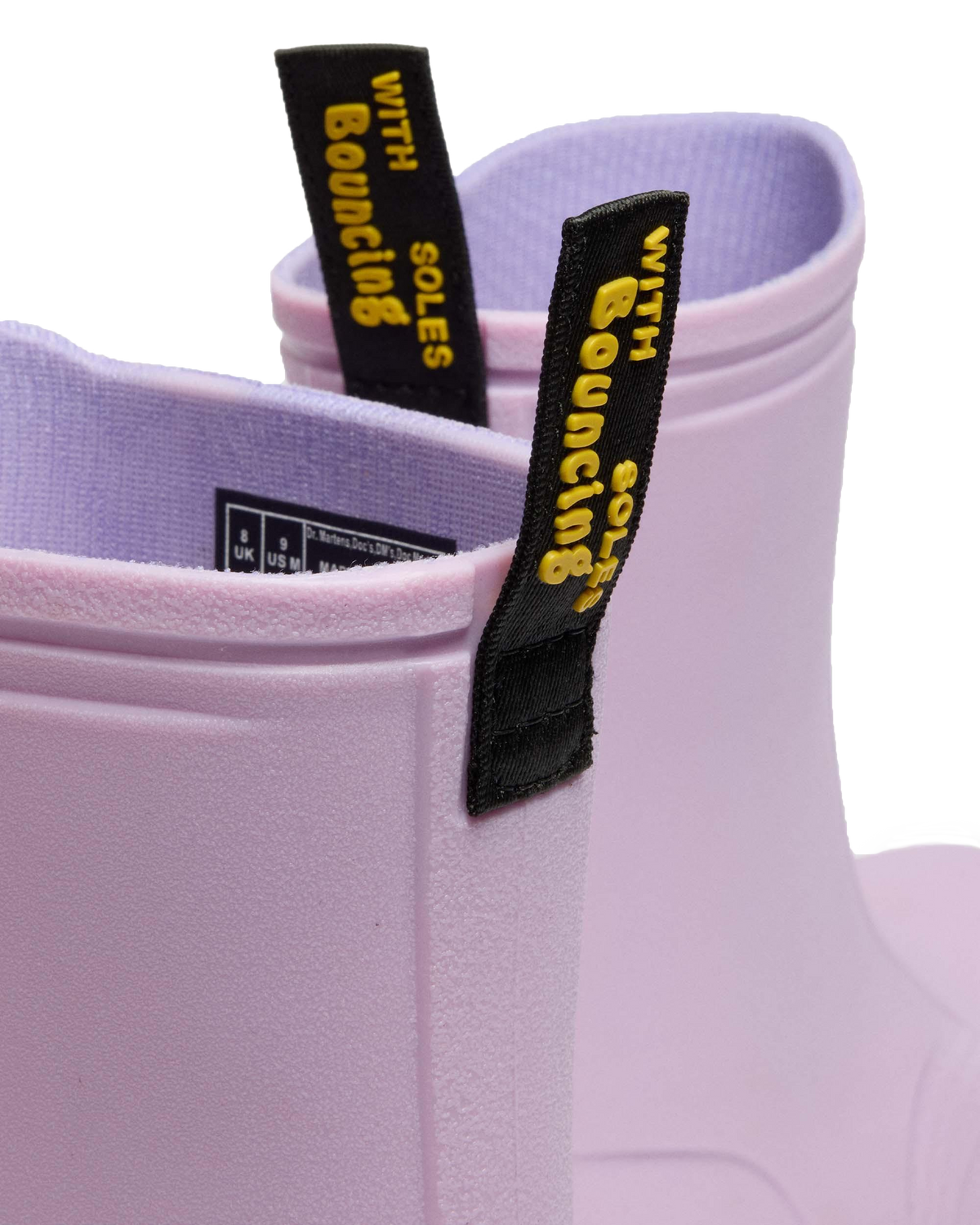 1460 Rain Pull On Waterproof Boots in Lilac