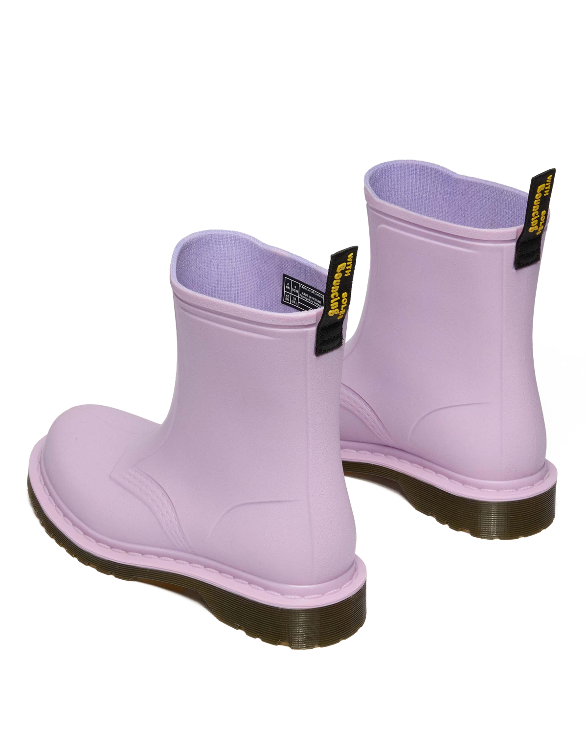 1460 Rain Pull On Waterproof Boots in Lilac