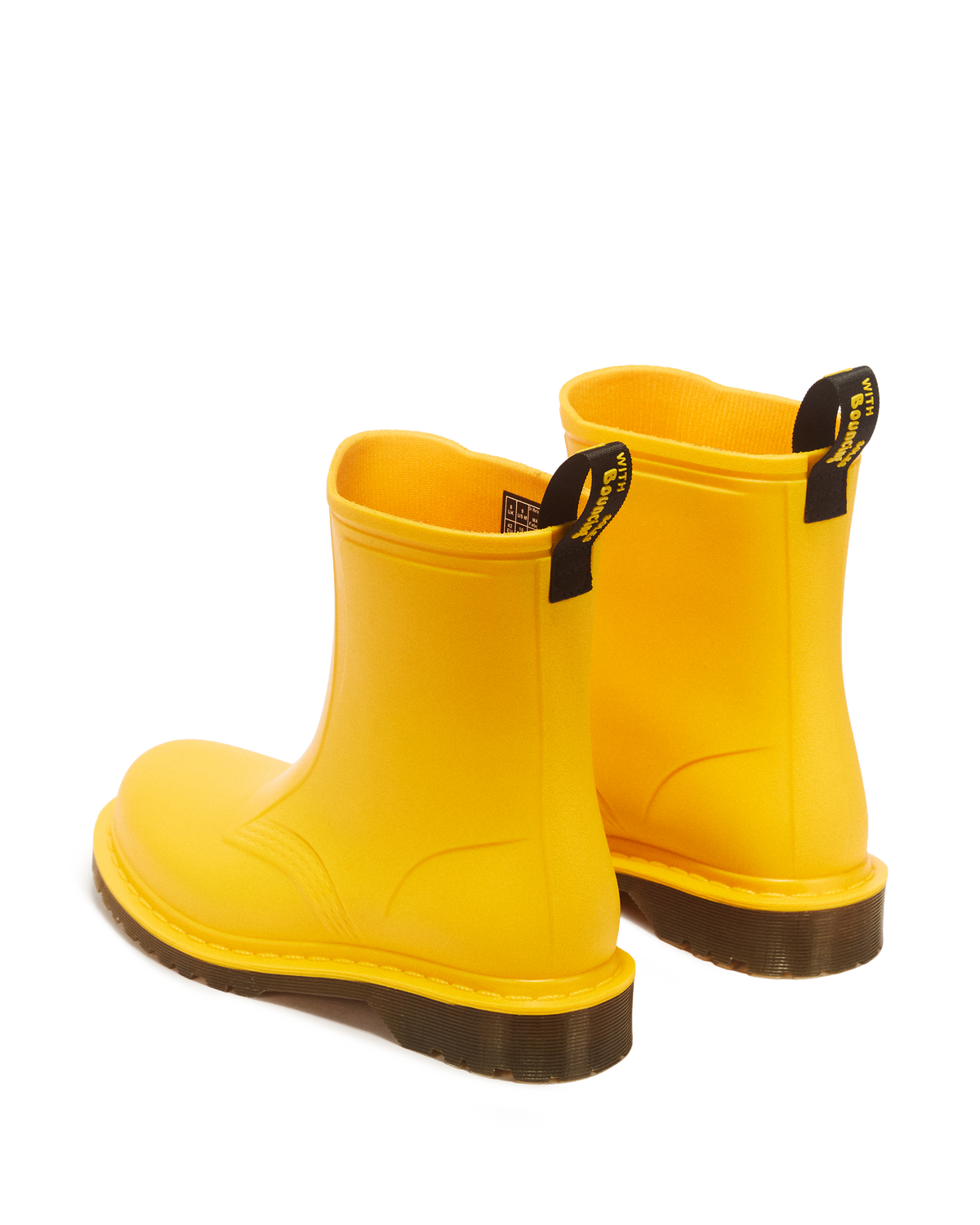 1460 Rain Pull On Waterproof Boots in DMs Yellow