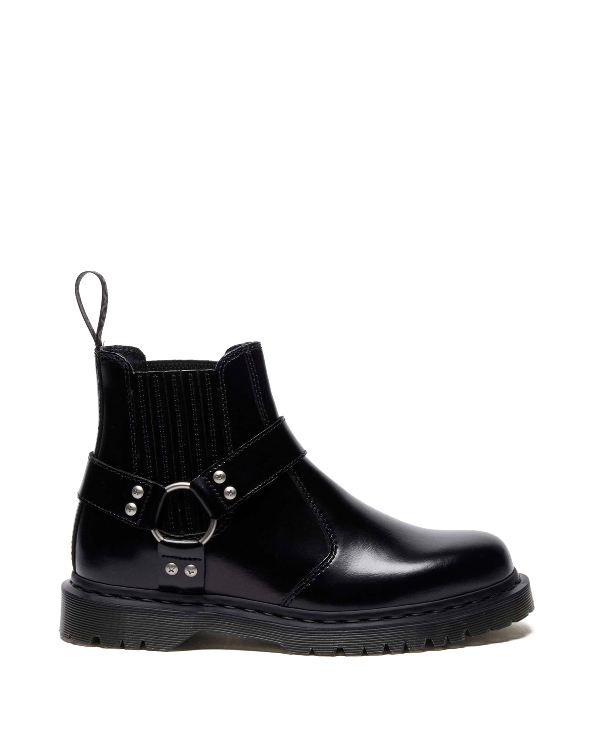 2976 Harness Analine Leather Chelsea Boots in Black