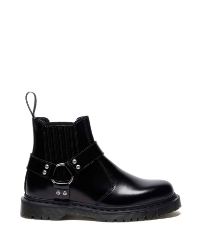 2976 Harness Analine Leather Chelsea Boots in Black