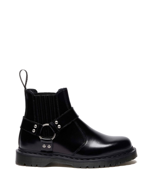 2976 Harness Analine Leather Chelsea Boots in Black
