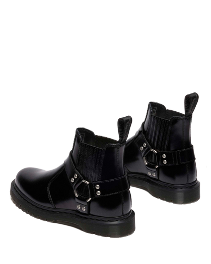 2976 Harness Analine Leather Chelsea Boots in Black