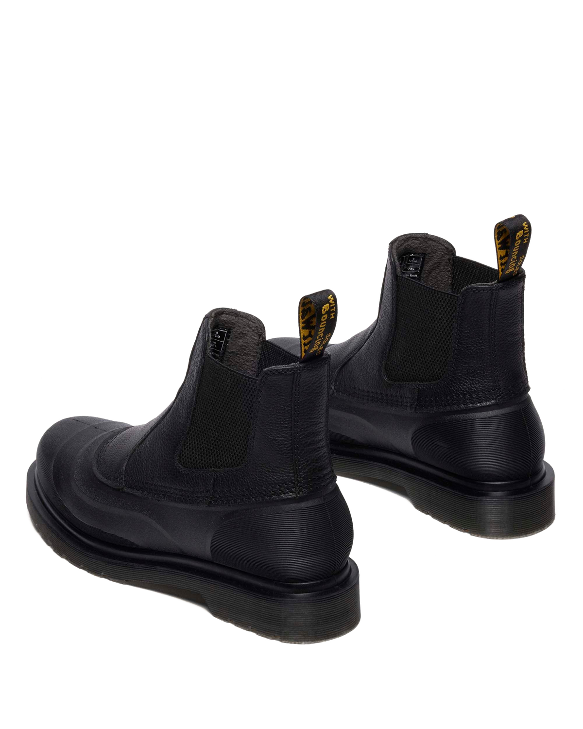 2976 SUB LEATHER CHELSEA BOOTS in Black