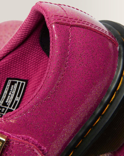JUNIOR 8065 GLITTER PATENT LEATHER  MARY JANE SHOES in Fuchsia+silver+gold