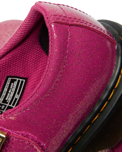 JUNIOR 8065 GLITTER PATENT LEATHER  MARY JANE SHOES in Fuchsia+silver+gold