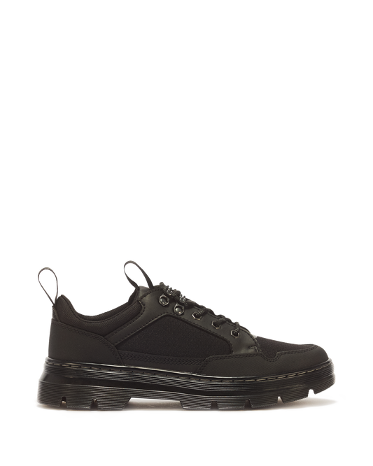 Reeder MK.02 Canvas & Leather Utility Shoes in Black