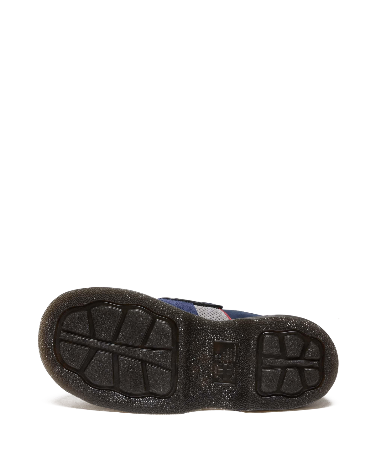 Buzz Strap Mixed Material Shoes in Midnight Blue+mid Grey
