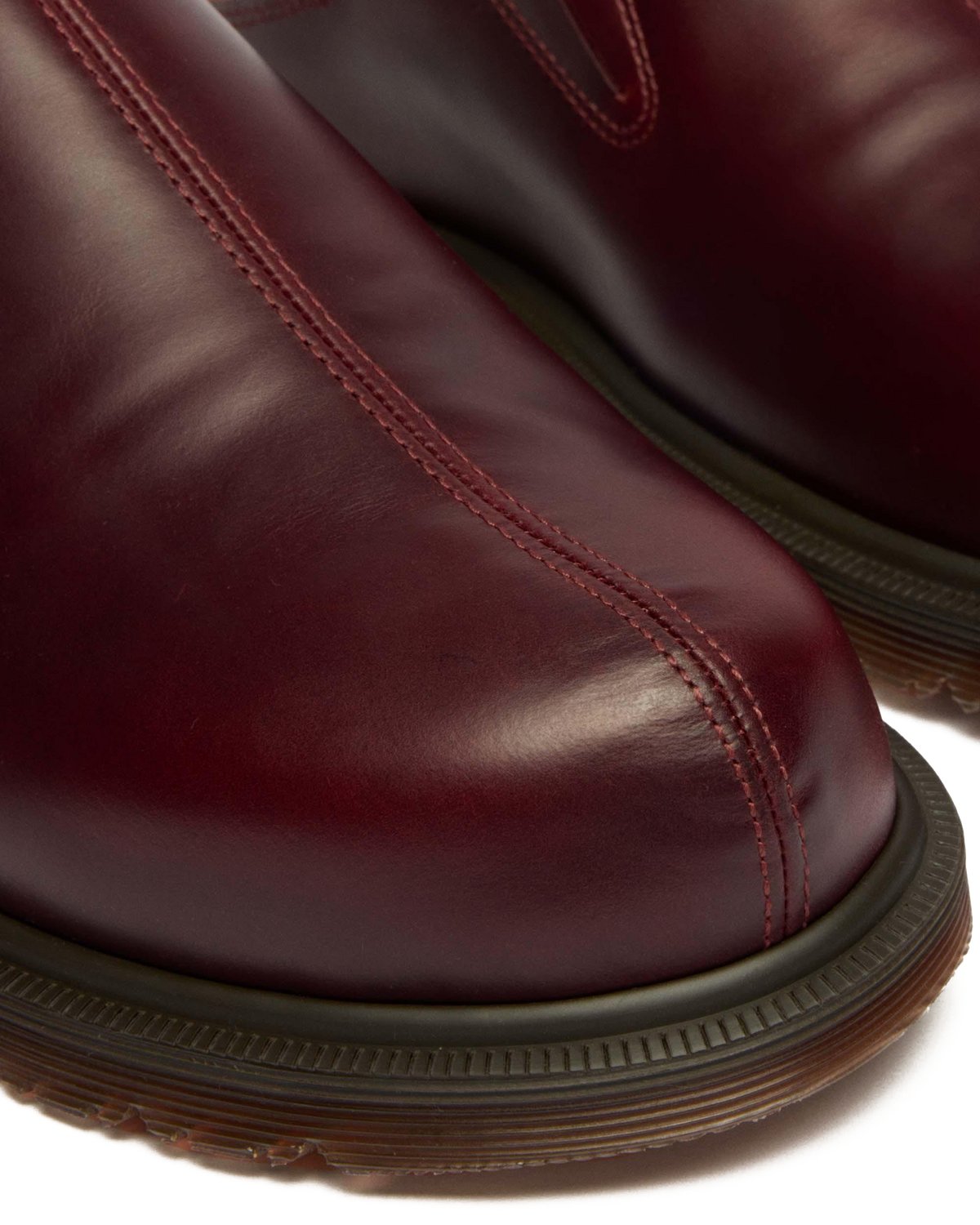 San Orleans Leather Mules in Cherry Red