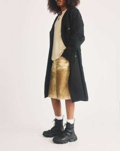 DMXL 8-eye leather boots in Black
