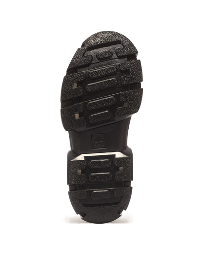 DMXL 8-eye leather boots in Black
