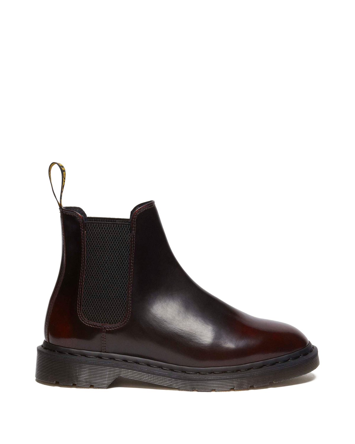 Graeme Arcadia leather Chelsea boots in Cherry Red Arcadia
