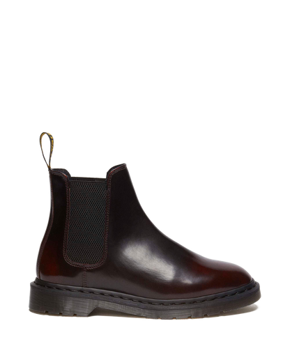 Graeme Arcadia leather Chelsea boots in Cherry Red Arcadia