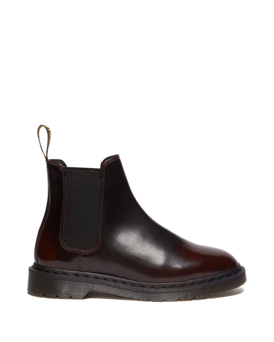 Graeme Arcadia leather Chelsea boots in Cherry Red Arcadia